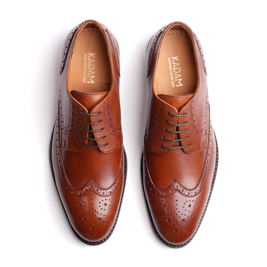 Wingtip Derby Shoe - Brown