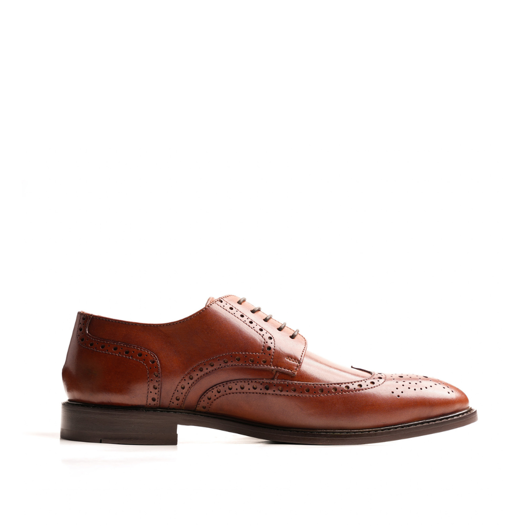 Wingtip Derby Shoe - Brown