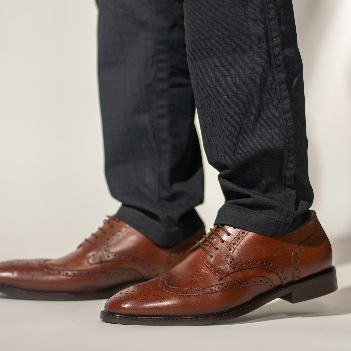 Wingtip Derby Shoe - Brown