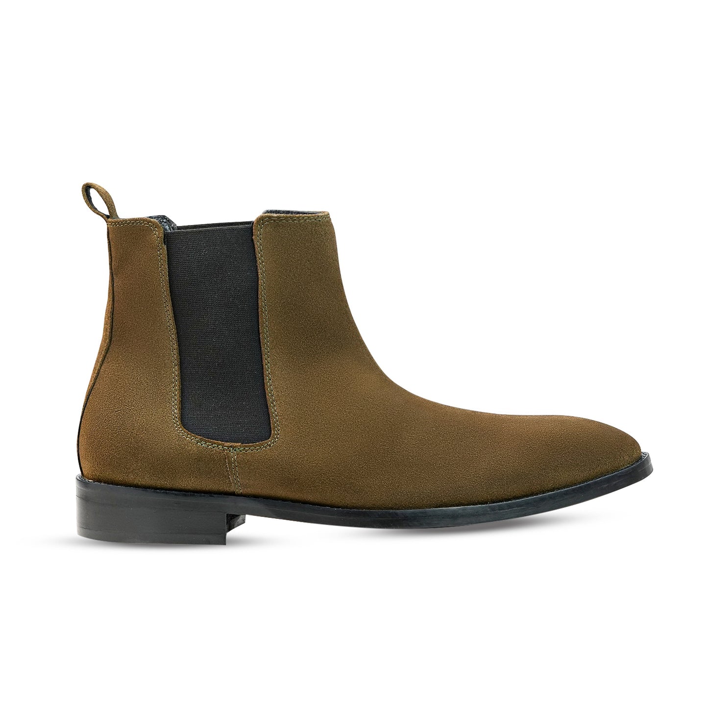 Rogue Edge Luxe Suede Boots - Olive