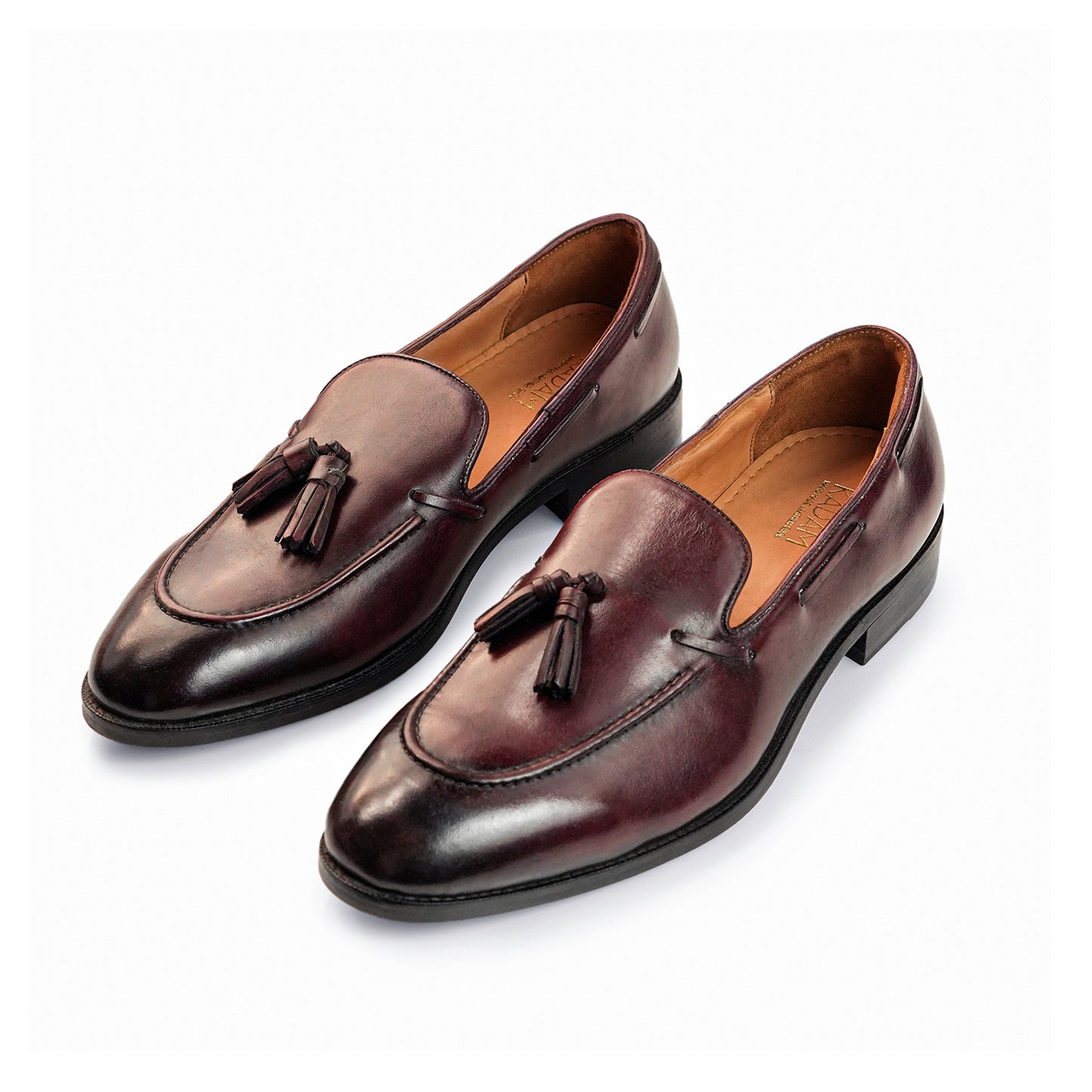 Amalfi Vivo Tassel Loafers - Burgundy