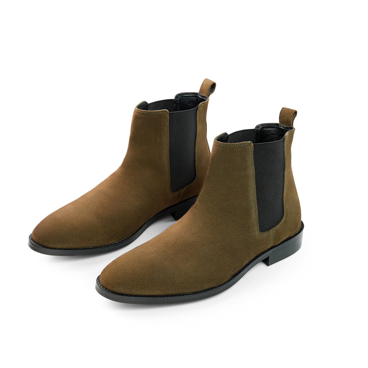 Rogue Edge Luxe Suede Boots - Olive