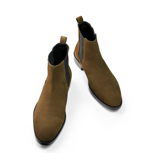 Rogue Edge Luxe Suede Boots - Olive