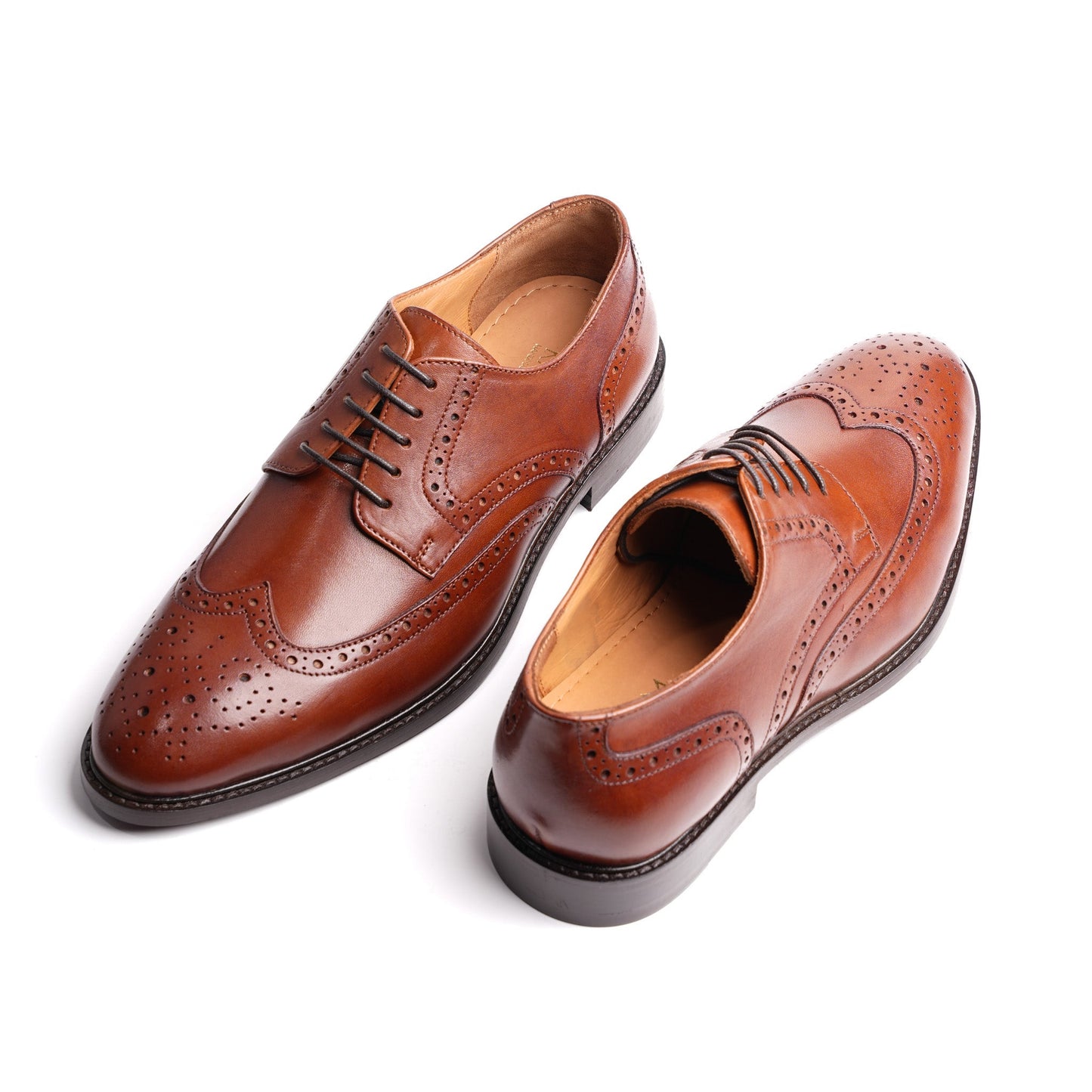 Wingtip Derby Shoe - Brown