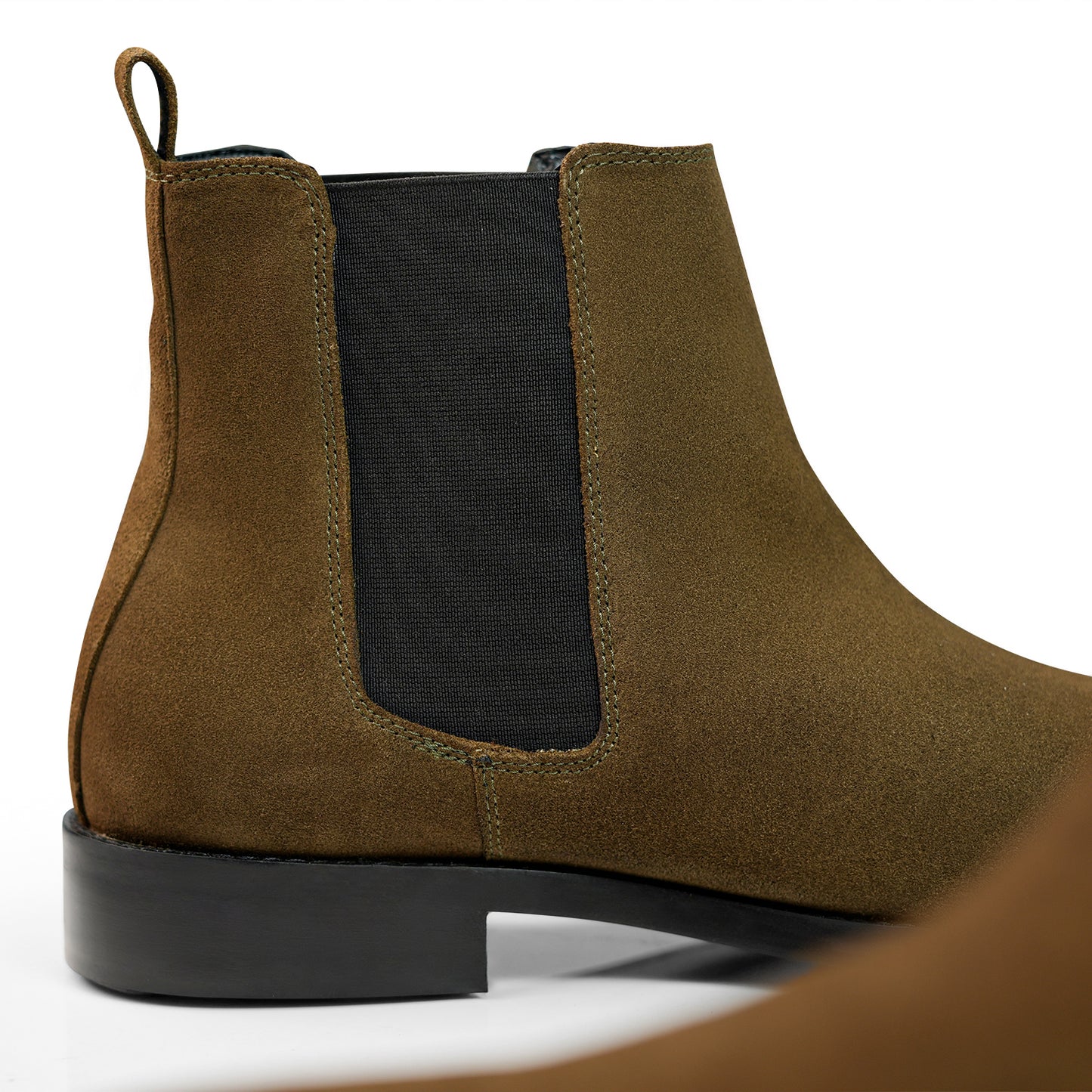 Rogue Edge Luxe Suede Boots - Olive