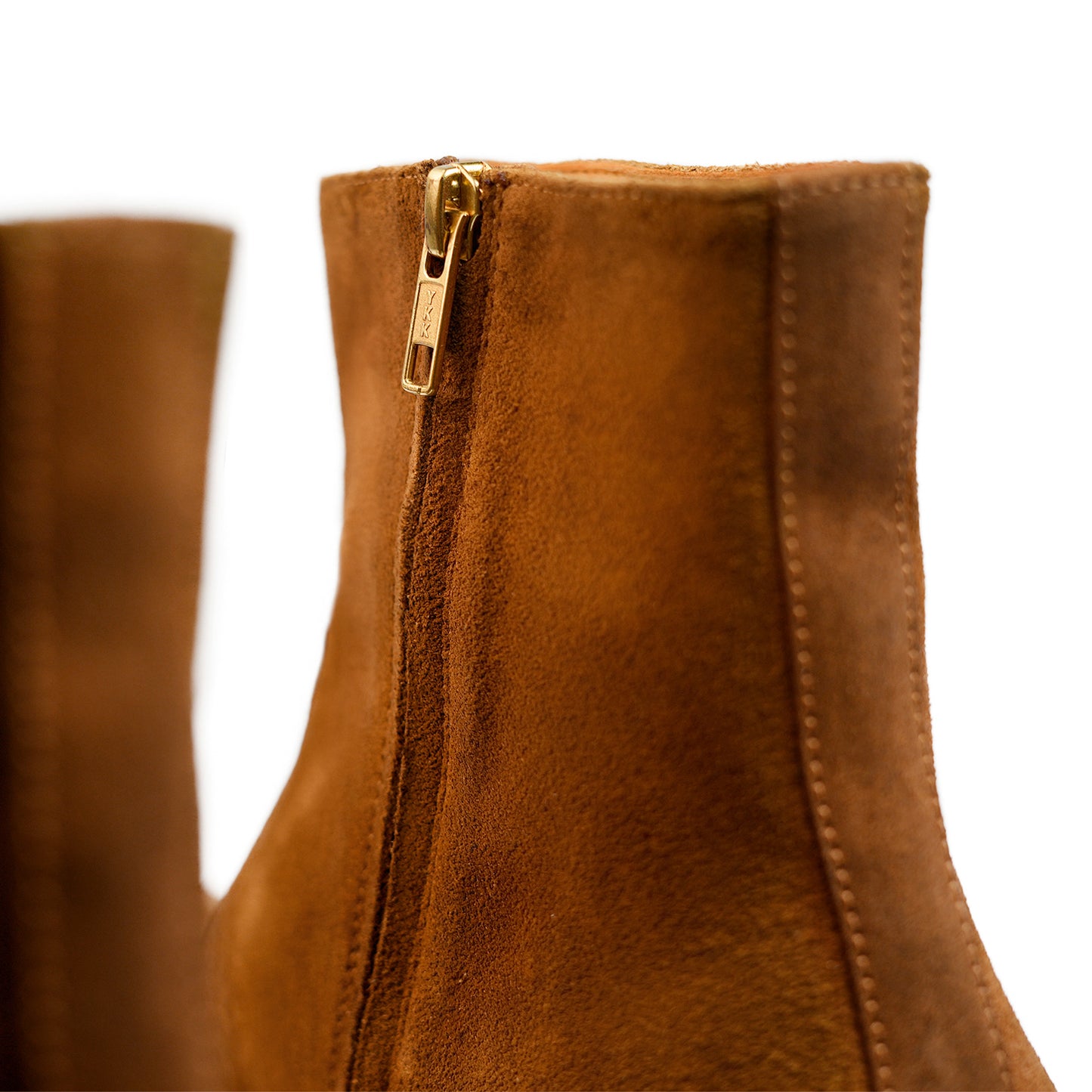 Rogue Luxe Cuban Zipper Boots - Tan