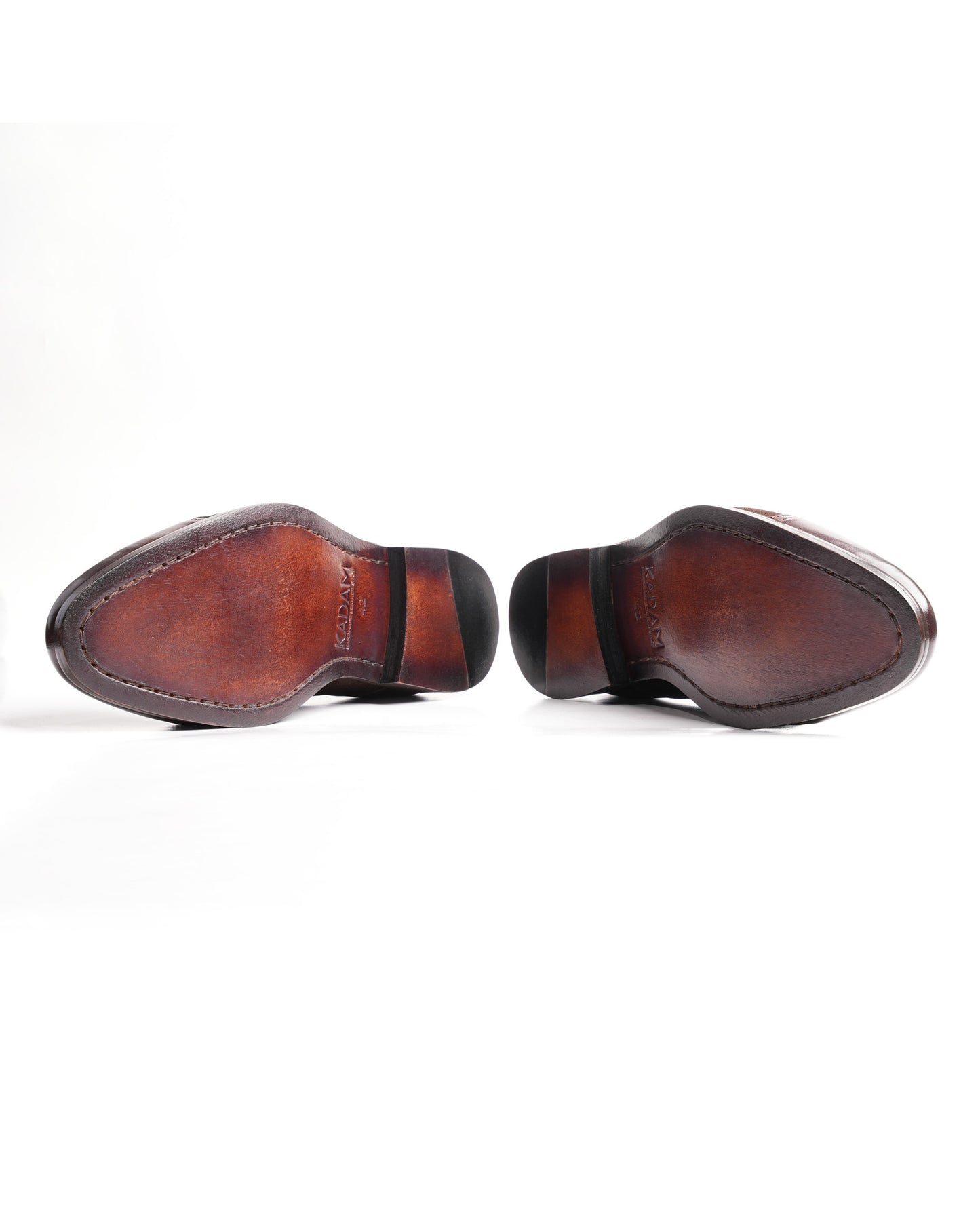 Monaco Forte Combination Double Strap Monk - Brown