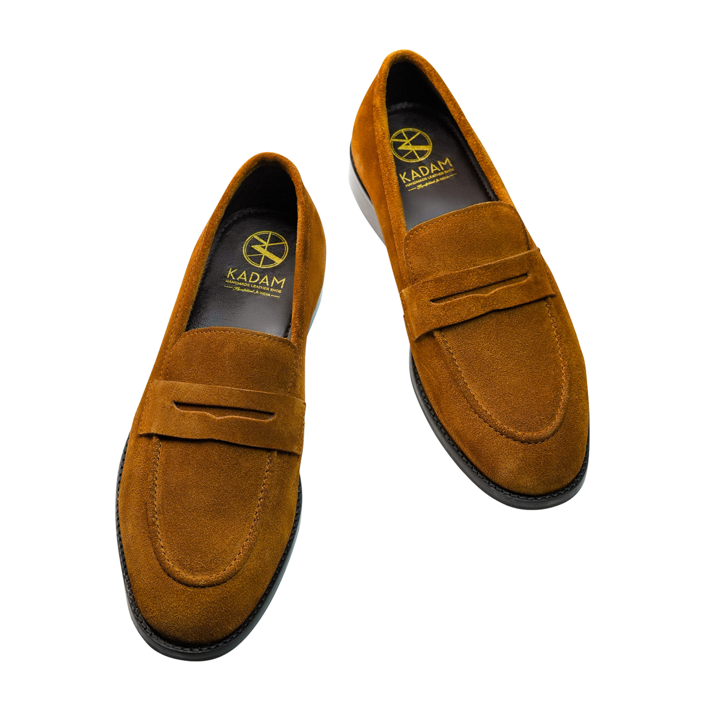 Amalfi Luxe Suede Penny Loafers - Tan